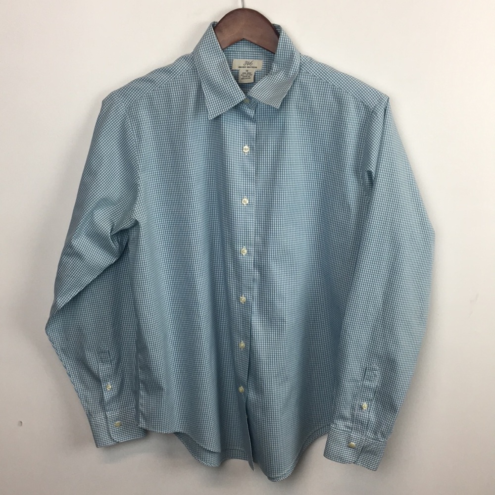 346 Brooks Brothers Women’s 12 Blue Dress Shirt